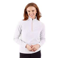 Top Z Polaru Damski Skylar. Szare topy sportowe damskie Trespass, l, bez wzorów, z materiału, bez ramiączek. Za 65.99 zł.