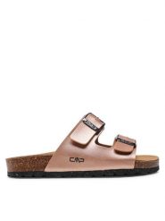 CMP Klapki Eco Thalitha Wmn Slipper 3Q91016 Różowy. Czerwone klapki damskie CMP, bez wzorów, ze skóry, bez obcasa. Za 189.99 zł.