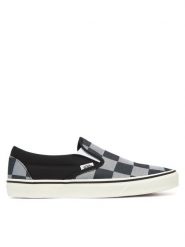Vans Tenisówki Classic Slip-On VN000D5PBMA1 Czarny. Czarne trampki i tenisówki męskie Vans, bez wzorów, z materiału, bez zapięcia. Za 229.99 zł.