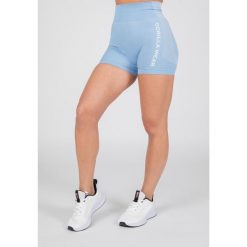 Selah Bezszwowe Szorty ight Niebieski. Niebieskie spodenki sportowe damskie GORILLA WEAR, s, na fitness i siłownię. Za 187.00 zł.