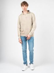 Guess Bluza "Polo Collar" | M2GQ09KB4N1 | Mężczyzna | Beżowy. Brązowe bluzy bez kaptura męskie Guess, l, z bawełny. W wyprzedaży za 259.00 zł.