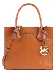 Michael Kors Skórzana torebka w kolorze jasnobrązowym - 22 x 20 x 10 cm rozmiar: onesize. Brązowe torebki klasyczne damskie Michael Kors, bez wzorów, z materiału, bez dodatków. Za 903.95 zł.