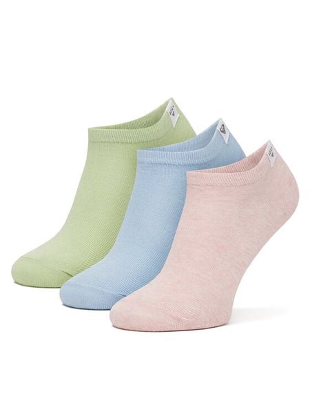 Roxy Skarpety krótkie AS_ROXY_09S_SS25 (3-PACK) Kolorowy. Skarpetki damskie Roxy, bez wzorów, z bawełny. Za 29.99 zł.