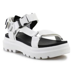 Crocs Sandały Palladium Pallacruise Strap Star White W 97465-116-M białe. Białe sandały damskie bez wzorów, z materiału, bez obcasa. Za 599.46 zł.