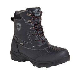 Buty zimowe ocieplane męskie Karrimor Snow Casual. Czarne buty trekkingowe męskie Karrimor, na zimę, z materiału, bez zapięcia, trekkingowe. Za 291.99 zł.