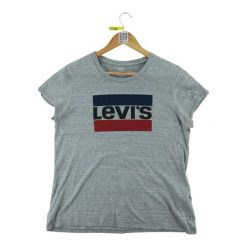 Second life - Koszulka damska Levi Strauss szara z krótkim rękawem - Stan dobry. Szare t-shirty damskie Levi's, l, bez wzorów, bez kołnierzyka. Za 25.52 zł.