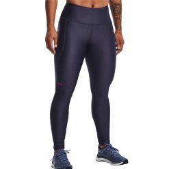 Legginsy Under Armour Heatgear, Kobiety. Fioletowe legginsy damskie Under Armour, bez wzorów. Za 179.99 zł.