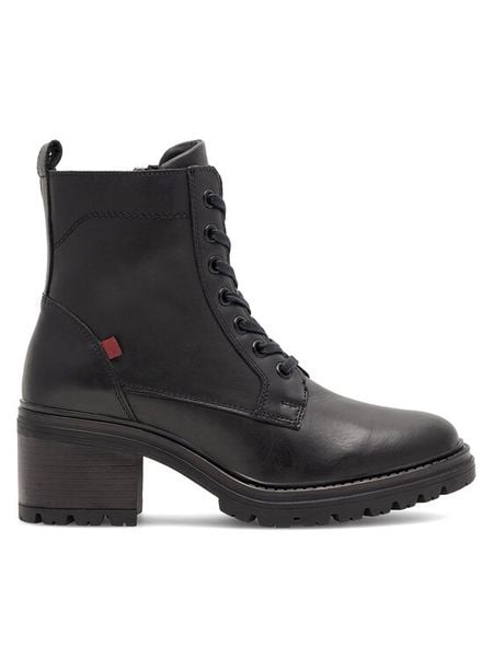 Lasocki Trzewiki BELLA EST-BELLA-L-02 Czarny. Czarne botki damskie Lasocki, ze skóry, bez obcasa, na słupku, bez zapięcia. Za 269.99 zł.