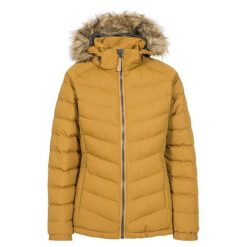Trespass Nadina - Kurtka damska wyściełana w kolorze złotym brązu. Brązowe kurtki damskie Trespass, bez wzorów, z puchu, bez kaptura. Za 320.99 zł.