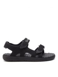 Timberland Sandały Perkins Row 2-Strap TB0A1QY20011 Czarny. Czarne sandały chłopięce Timberland, ze skóry, bez zapięcia. Za 169.99 zł.