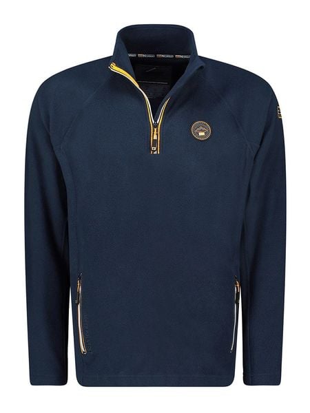 Geographical Norway Bluza polarowa w kolorze granatowym rozmiar: XXL. Niebieskie bluzy bez kaptura damskie Geographical Norway, xxl, z polaru. Za 65.54 zł.