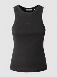 Pepe Jeans Top "Marian" w kolorze czarnym rozmiar: XL. Czarne topy damskie Pepe Jeans, xl, bez wzorów, z jeansu, bez kołnierzyka. Za 69.99 zł.