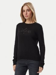 Liu Jo Sport Sweter TF6160 MA22S Czarny Regular Fit. Czarne swetry klasyczne damskie Liu Jo Sport, m, bez kołnierzyka. Za 689.99 zł.