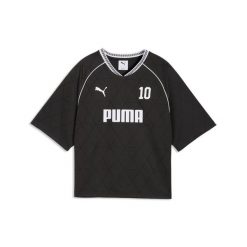 Damska luźna koszulka PUMA Sport PUMA. Czarne bluzki sportowe damskie Puma, bez kołnierzyka, bez ramiączek. Za 159.00 zł.