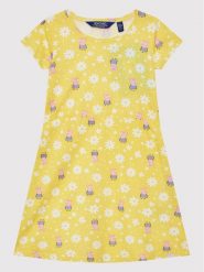 Regatta Sukienka letnia Peppa Summer RKD018 Żółty Regular Fit. Żółte sukienki dziewczęce Regatta, na lato, bez wzorów, z bawełny, bez ramiączek. Za 159.99 zł.
