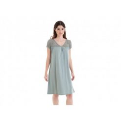 Sukienka plażowa rozm. M Khaki L257440. Brązowe sukienki damskie Massana Homewear, na co dzień, na lato, l, w ażurowe wzory, z bawełny, eleganckie, bez kołnierzyka, bez ramiączek, koszulowe. Za 215.00 zł.