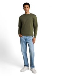 Tom Tailor Denim Bluza Mężczyźni Bawełna zielony, M. Zielone bluzy bez kaptura męskie Tom Tailor Denim, m, z bawełny. Za 149.95 zł.