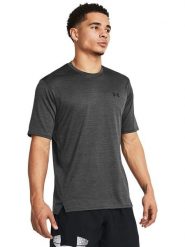 Under Armour Koszulka sportowa "Tech" w kolorze antracytowym rozmiar: M. Czarne t-shirty sportowe męskie Under Armour, m, z materiału, bez ramiączek, outdoorowe. Za 96.14 zł.