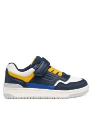 Geox Sneakersy J Washiba Boy J66LQH 0BC15 C0657 M Granatowy. Niebieskie buty sportowe chłopięce Geox, bez wzorów, ze skóry, bez zapięcia. Za 229.99 zł.
