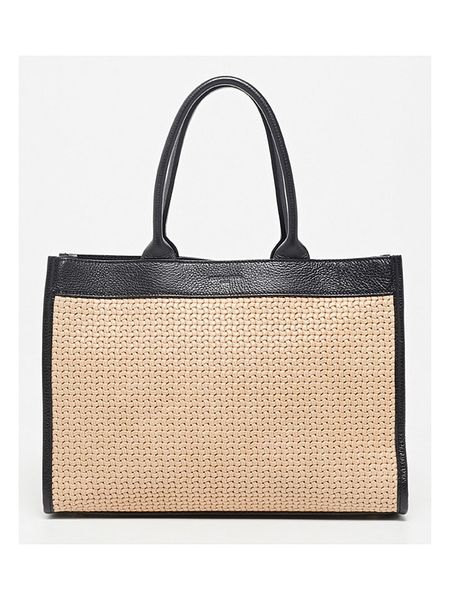 Victor & Hugo Paris Skórzana torebka "Nina" w kolorze beżowym - 37 x 27 x 12 cm rozmiar: onesize. Brązowe torebki klasyczne damskie Victor & Hugo Paris, bez wzorów, z materiału, bez dodatków. Za 345.37 zł.