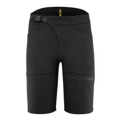 Szorty Mavic Deemax Enduro. Czarne szorty męskie MAVIC, z materiału, bez kołnierzyka. Za 437.50 zł.