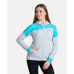Damska bluza techniczna Kilpi MEMPHIS-W. Szare bluzy z kapturem damskie Kilpi, s, z materiału. Za 267.13 zł.