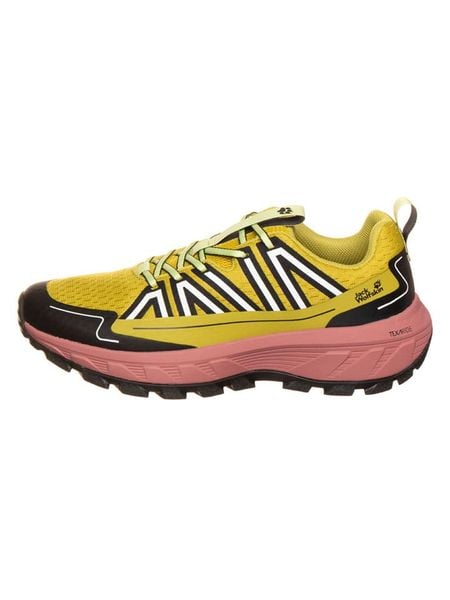 Jack Wolfskin Buty "Wide Hike Texapore Low" w kolorze żółtym do biegania rozmiar: 42. Żółte obuwie do biegania damskie Jack Wolfskin. Za 323.50 zł.