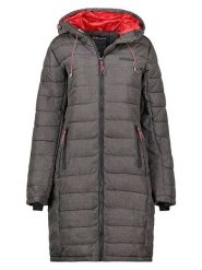 Geographical Norway Płaszcz pikowany "Aroma" w kolorze szarym rozmiar: S. Szare płaszcze damskie Geographical Norway, s, bez wzorów. Za 234.97 zł.