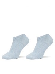 Tommy Hilfiger Skarpety krótkie 343024001 Niebieski. Niebieskie skarpetki damskie Tommy Hilfiger, bez wzorów, z bawełny. Za 49.99 zł.