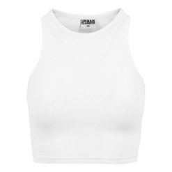 Top W Prążki Dla Pań I Panów. Białe topy damskie Urban Classics, xl, bez wzorów, bez kołnierzyka. Za 46.99 zł.