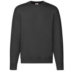 Męska Bluza Rozpinana Premium. Czarne bluzy bez kaptura męskie Fruit of the Loom, l. Za 89.99 zł.
