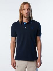 North Sails Koszulka polo w kolorze granatowym rozmiar: XXL. Niebieskie koszulki polo męskie North Sails, xxl, bez wzorów, z bawełny, bez ramiączek. Za 121.80 zł.