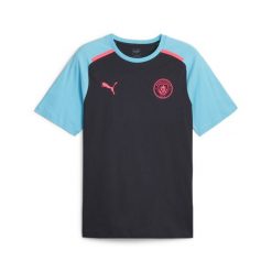 T-shirt Puma Manchester City Mężczyzna XL - Komfort i Styl. Niebieskie t-shirty męskie Puma, m, bez wzorów, z bawełny, bez kołnierzyka. Za 222.99 zł.
