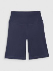 4F Szorty sportowe w kolorze granatowym rozmiar: L. Niebieskie spodenki sportowe damskie 4f, l, z materiału, outdoorowe. Za 74.11 zł.