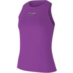 Damski top tenisowy Nike Court fioletowy. Fioletowe topy damskie Givova, s, bez wzorów, bez kołnierzyka. Za 193.99 zł.