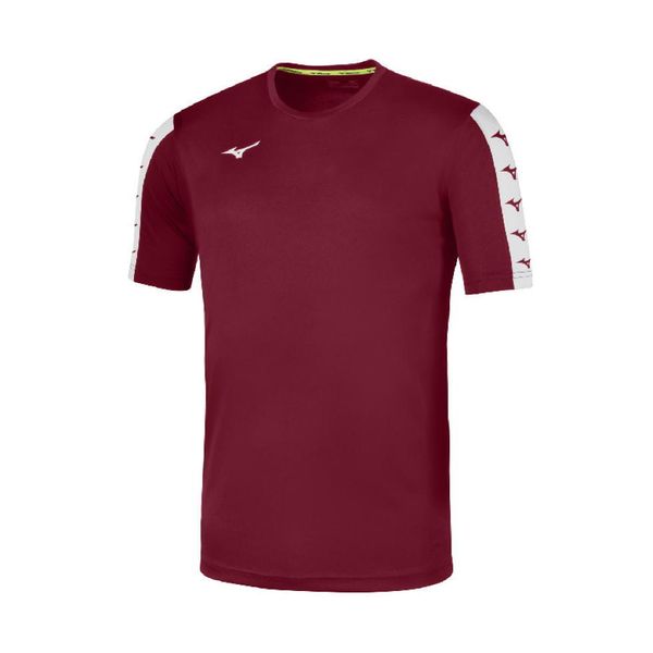 Koszulka Mizuno Team nara Training. Czerwone t-shirty sportowe męskie Mizuno, l, z poliesteru, bez ramiączek, do piłki nożnej. Za 176.50 zł.