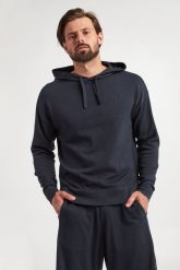 Sweter męski z kapturem ARMANI EXCHANGE. Swetry męskie Armani Exchange, l, bez wzorów, bez kołnierzyka. W wyprzedaży za 531.30 zł.