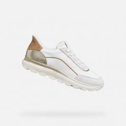Buty GEOX D SPHERICA PLUS Biały. Białe obuwie do biegania damskie Geox. Za 450.99 zł.