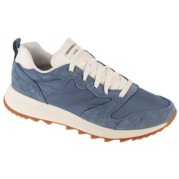 Buty sportowe Sneakersy męskie, Alpine 83 Sneaker Sport. Niebieskie buty sportowe na co dzień męskie MERRELL, z gumy, bez zapięcia, trekkingowe. Za 329.99 zł.