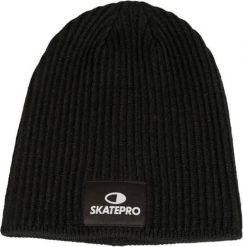 Odzież Beanies unisex SkatePro Long Skate Beanie Czapka - Czarny. Czarna czapki męskie SKATEPRO, bez wzorów. Za 32.99 zł.