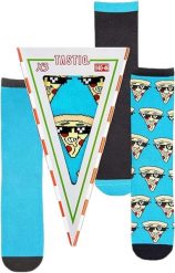 Skarpety Tastic Skarpetki unisex 3-pak Pizza Giftbox Blue. Czarne skarpetki damskie Erima, bez wzorów, z bawełny. Za 145.99 zł.