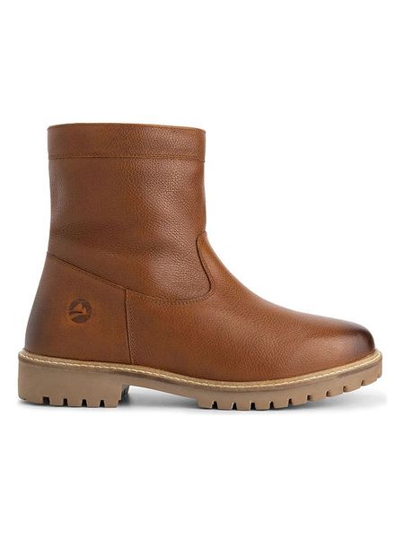 TRAVELIN' Skórzane botki "Fyresdal" w kolorze jasnobrązowym rozmiar: 43. Brązowe buty zimowe męskie Travelin', z materiału, bez zapięcia. Za 434.99 zł.