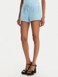 Juicy Couture Szorty sportowe Tamia JCWHS126305 Błękitny Regular Fit. Niebieskie spodenki sportowe damskie Juicy Couture, xs, z syntetyku. Za 239.99 zł.