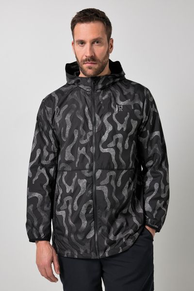 Męska Kurtka outdoor urodziny ultralekka nadruk odblaskowy kaptur do roz. 7 XL. Czarne kurtki męskie JAY-PI, m, bez wzorów, z materiału, bez kaptura. Za 639.99 zł.