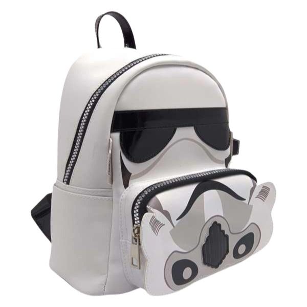 Plecak Casual DISNEY Darth Vader Sztuczna skóra. Białe plecaki męskie Disney, bez wzorów, ze skóry. Za 179.35 zł.