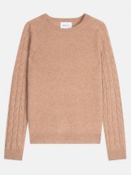 Perfect Cashmere Kaszmirowy sweter "Sorella" w kolorze beżowym rozmiar: M. Brązowe swetry klasyczne damskie Perfect Cashmere, m, z kaszmiru, bez kołnierzyka. Za 413.99 zł.