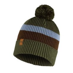 Czapka BUFF KNITTED HAT ELON. Zielone czapki męskie Buff, bez wzorów, z dzianiny, eleganckie. Za 79.90 zł.