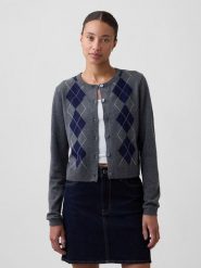 GAP Kardigan w kolorze granatowym rozmiar: M. Niebieskie kardigany damskie GAP, m, bez wzorów. Za 134.95 zł.