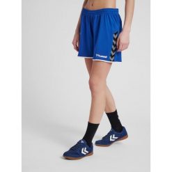 Szorty damskie Hummel hmlautentyczne Poly. Niebieskie szorty damskie HUMMEL, bez wzorów, sportowe. Za 113.00 zł.