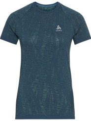 Odlo Koszulka sportowa "Blackcomb Light" w kolorze niebieskim rozmiar: S. Niebieskie bluzki sportowe damskie Odlo, na lato, s, bez wzorów, z materiału, bez ramiączek. Za 131.74 zł.